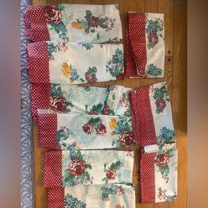 Pioneer woman country garden curtain sets. Set of 3!